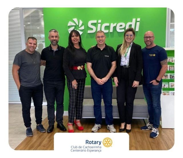 Apoio Sicredi Origens aos Rotarys Clubs de Cachoeirinha-RS